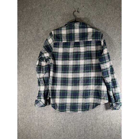Pendleton Shirt Women Large Green Plaid Button Down Flannel Outdoor Hiking - Picture 6 of 7